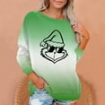 Big Discount! Gotyou Grinch Shirt Women's Blouse Casual Long Sleeved