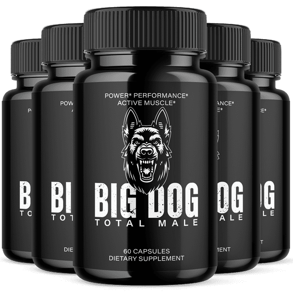 Big Dog Advanced Formula Pills All Natural Vitamum Supplement 300 Capsules