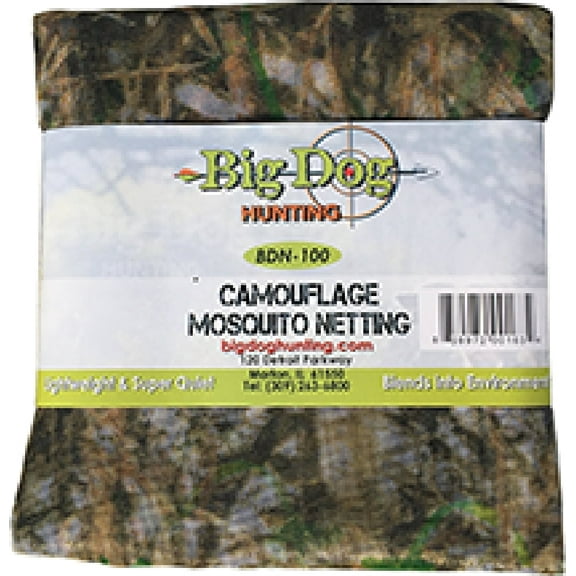 Big Dog Hunting Camouflage Mosquito Netting