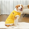thumbnail image 1 of Big Dogs Clothes Winter Warm Sweater S-6XL Size Pet Clothing Dog Coats Sweatshirt Puppy Pullover Vest Yellow XS, 1 of 4