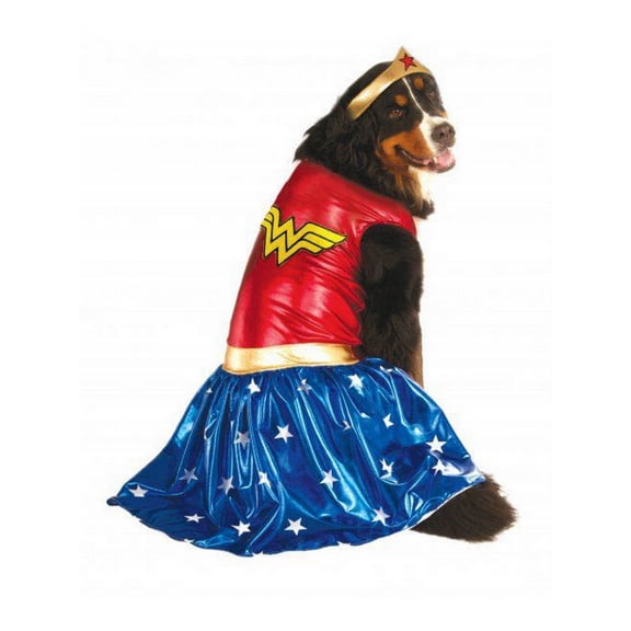 DC Comics Wonder Woman Pet Costume for Big Dogs by Rubies, 2XL
