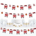 thumbnail image 1 of Big Dot of Happiness Fired Up Fire Truck - Firefighter Firetruck Baby Shower or Birthday Party DIY Decorations - Clothespin Garland Banner - 44 Pieces, 1 of 7