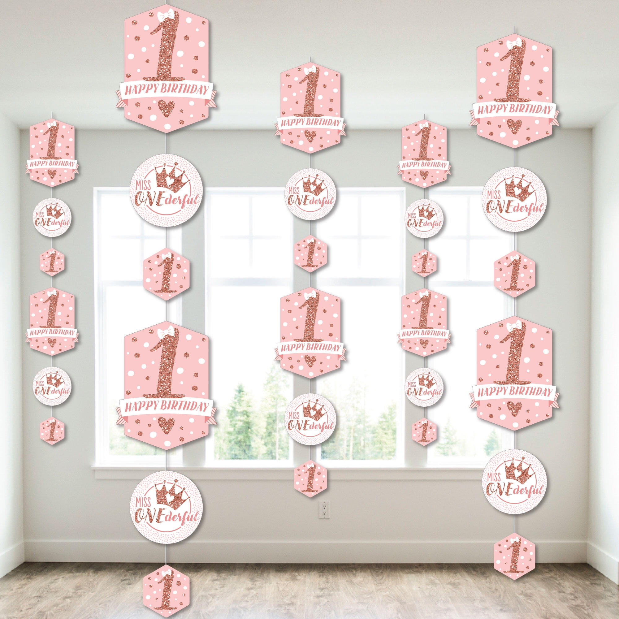 Miss onederful on sale birthday decorations