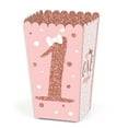 thumbnail image 1 of Big Dot of Happiness 1st Birthday Little Miss Onederful - Girl First Birthday Party Favor Popcorn Treat Boxes - Set of 12, 1 of 5