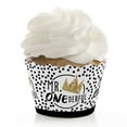 thumbnail image 1 of Big Dot of Happiness 1st Birthday Little Mr. Onederful - Boy First Birthday Party Decorations - Party Cupcake Wrappers - Set of 12, 1 of 4