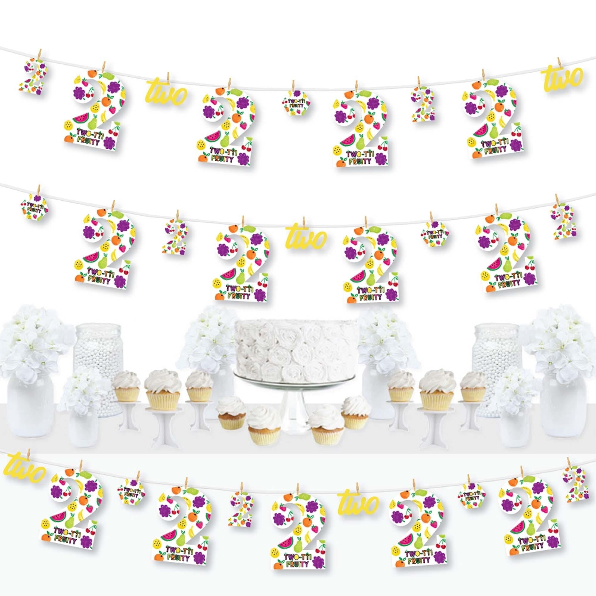 2nd Birthday Two The Moon Table Toppers – Set Of 15 Outer Space Party Centerpiece Sticks