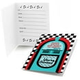thumbnail image 1 of Big Dot of Happiness 50's Sock Hop - Fill In 1950s Rock N Roll Party Invitations (8 count), 1 of 6