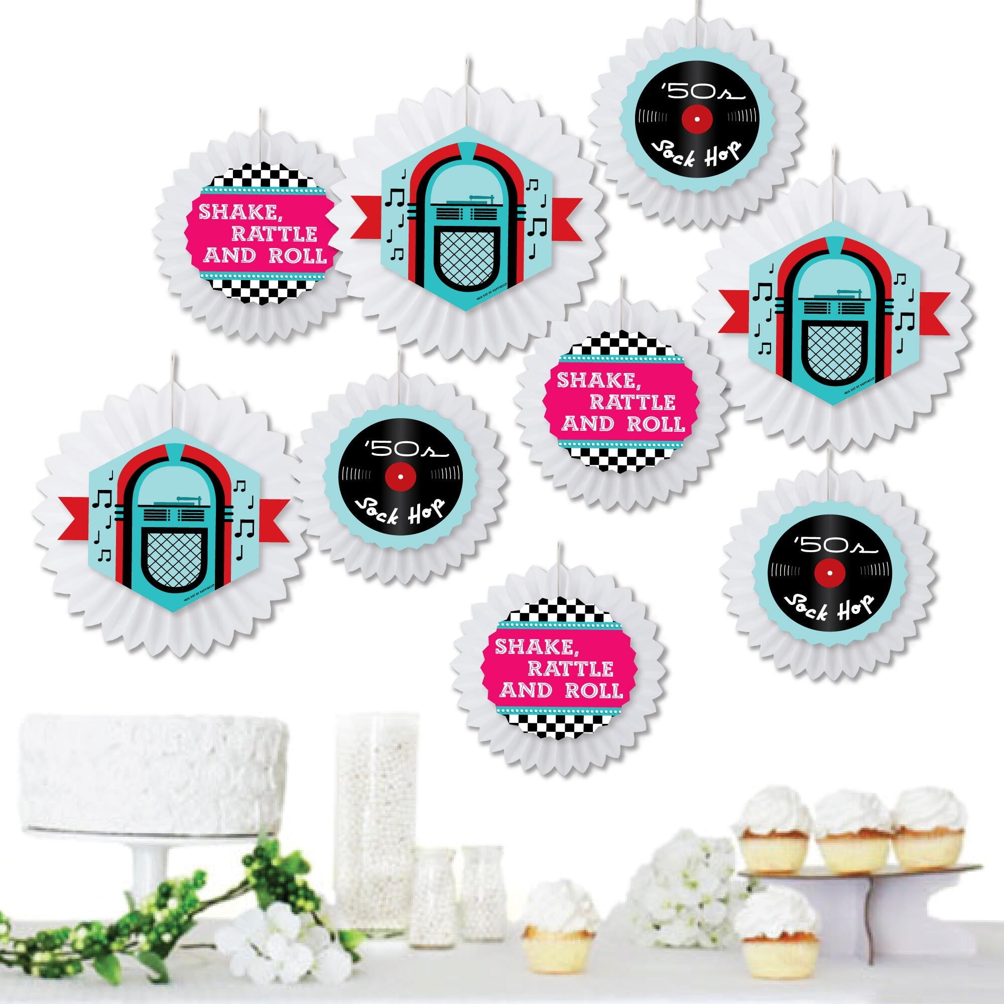 f(x) ブルーレイ round paper fan CD RED LIGHT他 Two Colorful Vintage Japanese Paper Fans