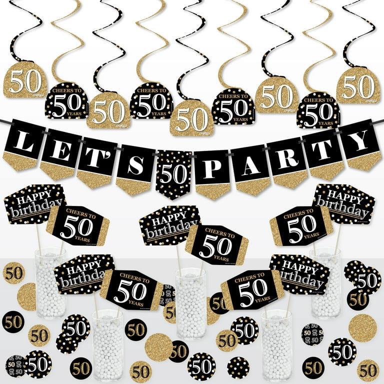 Happy Birthday Streamers & Stars Enclosure Cards | 50 Count - Wholesale Floral Supplies