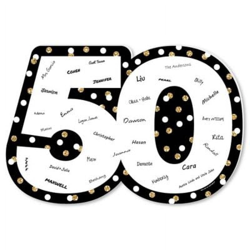 50th Birthday Decorations for Men & Women, Signing Board Guest Book Party  Decorations - Gag Gifts, Funny 50th Birthday Gifts, Card, Ideas, & Party  Favors - Signature Poster for Party Anniversary - Yahoo Shopping