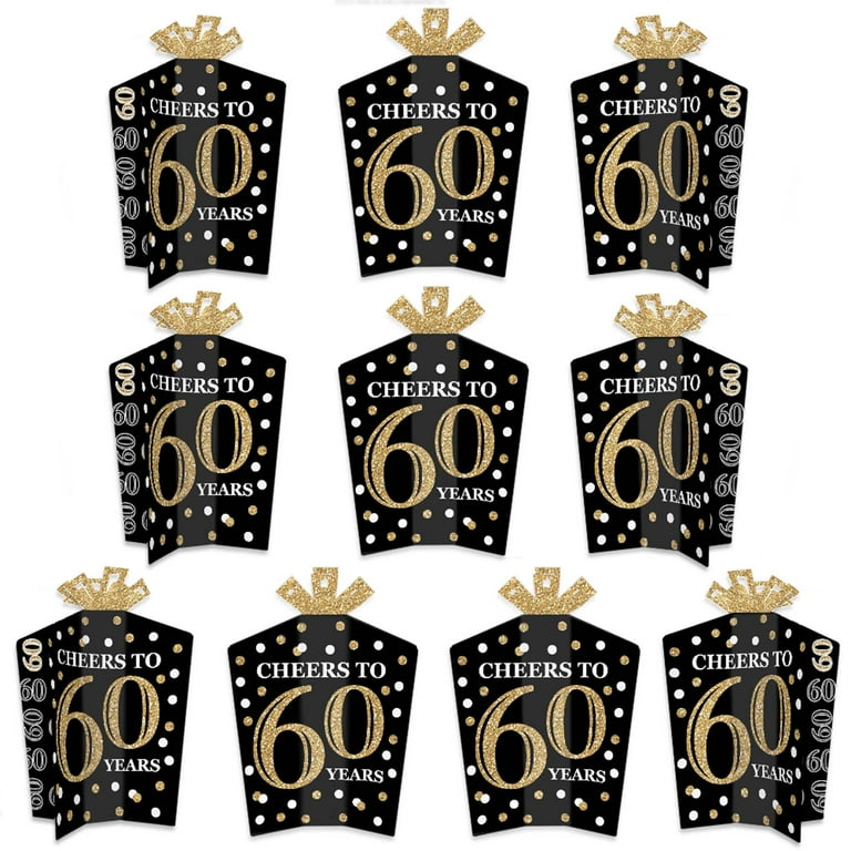 big-dot-of-happiness-adult-60th-birthday-gold-table-decorations-birthday-party-fold-and-flare-centerpieces-10-count-walmart-com