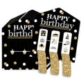 thumbnail image 1 of Big Dot of Happiness Adult Happy Birthday - Gold - Birthday Party Game Pickle Cards - Pull Tabs 3-in-a-Row - Set of 12, 1 of 6
