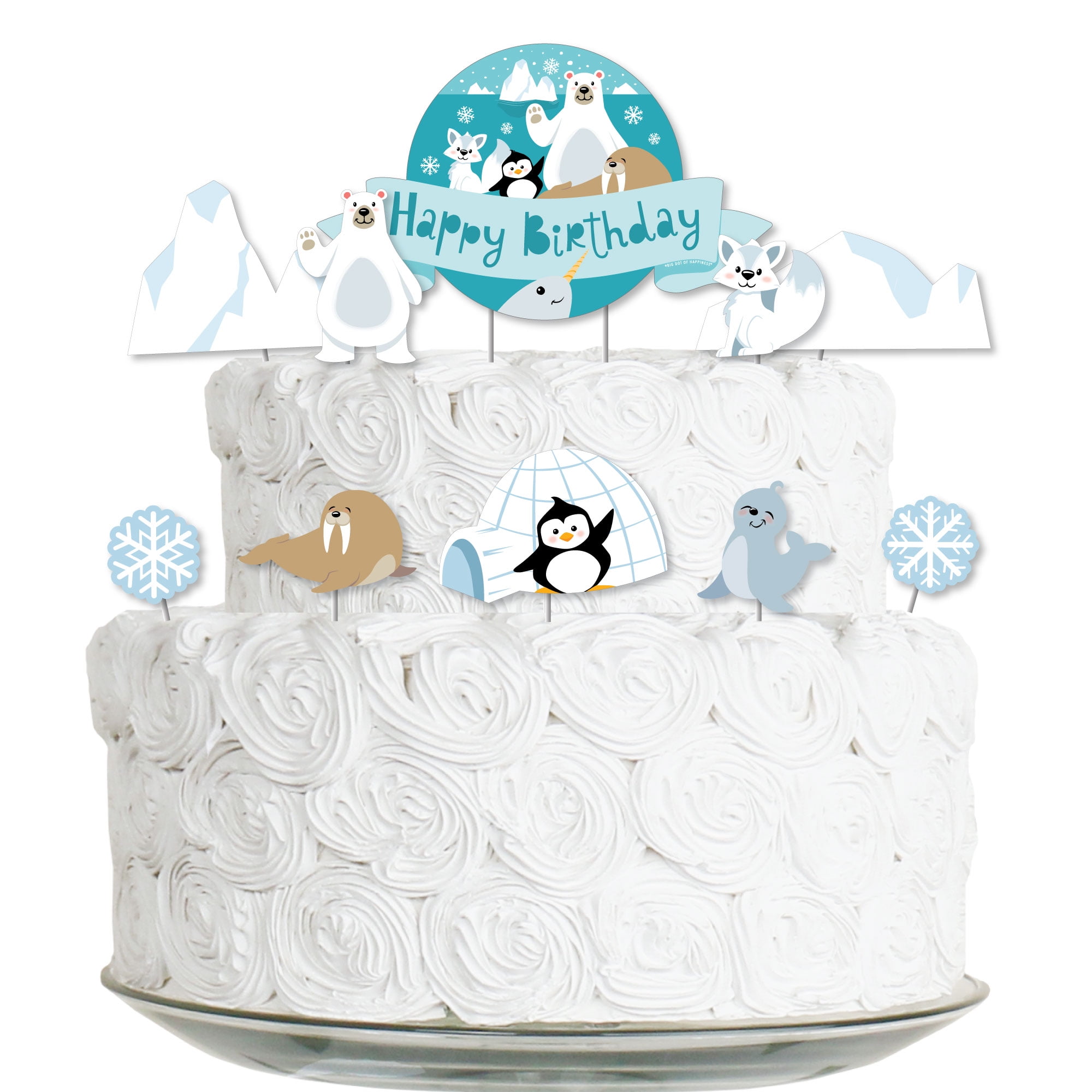 Cake, ski themed, winter, birthday cake 6 inch round (tall cake) – 23sweets