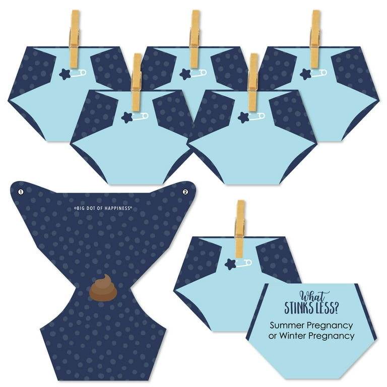 Baby shower diaper game kit hot sale