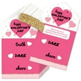 thumbnail image 1 of Big Dot of Happiness Be My Galentine - Galentine's & Valentine's Day Party Game Pickle Cards - Truth, Dare, Share Pull Tabs - Set of 12, 1 of 5