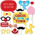 thumbnail image 1 of Big Dot of Happiness Carnival - Step Right Up Circus - Carnival Themed Party Photo Booth Props Kit - 20 Count, 1 of 6