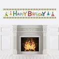 thumbnail image 1 of Big Dot of Happiness Cheerful Happy Birthday - Colorful Happy Birthday Decorations Party Banner, 1 of 7