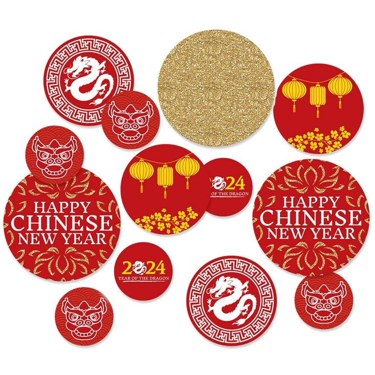 Chinese New Year Ceiling Decorations 2024 Chinese New Year Decor Party  Favors Party Supplies Lunar New Year Decorations for Shops, Restaurant,  Party