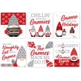 thumbnail image 1 of Big Dot of Happiness Christmas Gnomes - Funny Holiday Party Decorations - Drink Coasters - Set of 6, 1 of 8