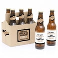 thumbnail image 1 of Big Dot of Happiness Coach Appreciation Gift - First Day of School or Christmas Gifts for Women and Men - 6 Beer Bottle Label Stickers and 1 Carrier, 1 of 5