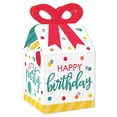 thumbnail image 1 of Big Dot of Happiness Colorful Happy Birthday - Square Favor Gift Boxes - Birthday Party Bow Boxes - Set of 12, 1 of 8