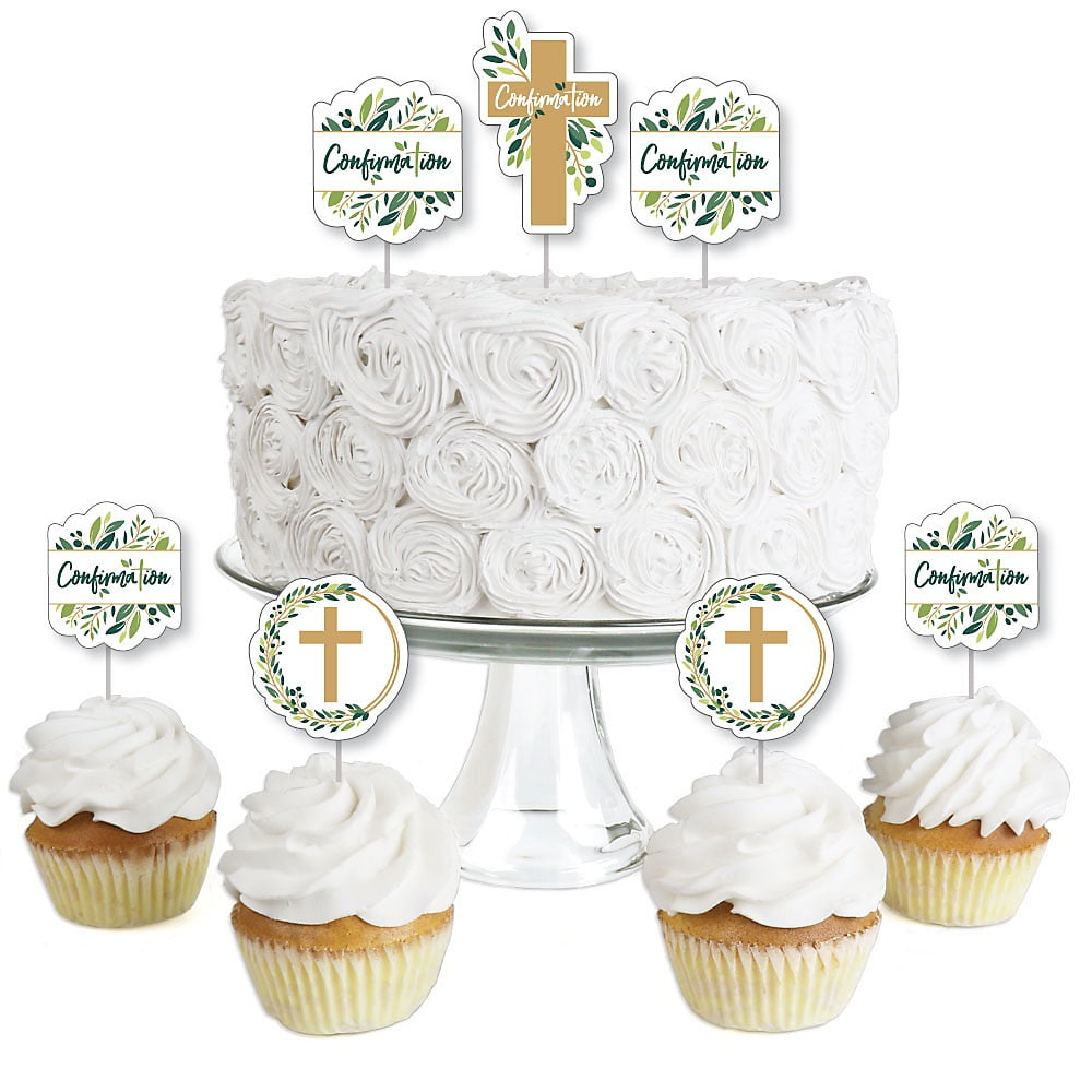  NOLITOY 12pcs Cross Cake Topper Edible Letters for Cake  Decorating Backdrop Religious Cupcake Topper Cross Cake Picks Cross for Cake  Baptism Cake Topper Acrylic The Cross Baby : Grocery & Gourmet
