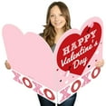thumbnail image 1 of Big Dot of Happiness Conversation Hearts - Kids Valentine's Day Giant Greeting Card - Big Shaped Jumborific Card, 1 of 7