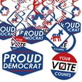 thumbnail image 1 of Big Dot of Happiness Democrat Election - Democratic Political Party Hanging Decor - Party Decoration Swirls - Set of 40, 1 of 8