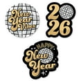 thumbnail image 1 of Big Dot of Happiness Disco New Year - DIY Shaped Groovy 2026 NYE Party Cut-Outs - 24 Count, 1 of 5