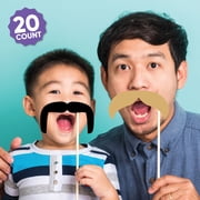 Big Dot of Happiness Disco New Year - Groovy 2027 NYE Party Photo Booth Props Kit - 20 Count