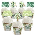 thumbnail image 1 of Big Dot of Happiness Family Tree Reunion - Cupcake Decoration - Family Gathering Party Cupcake Wrappers and Treat Picks Kit - Set of 24, 1 of 8