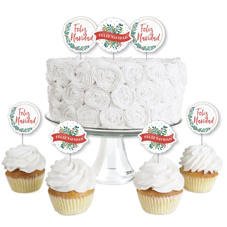 Big Dot of Happiness Scoop Up the Fun - Ice Cream - Dessert Cupcake Toppers  - Clear Treat Picks 24 Ct