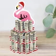 thumbnail image 1 of Big Dot of Happiness Flamingle Bells DIY Tropical Christmas Party Money Holder Gift Cash Cake, 1 of 7