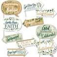thumbnail image 1 of Big Dot of Happiness Funny Baptism Elegant Cross - Religious Party Photo Booth Props Kit - 10 Piece, 1 of 7