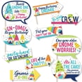 thumbnail image 1 of Big Dot of Happiness Funny Gnome Birthday - Happy Birthday Party Photo Booth Props Kit - 10 Piece, 1 of 5