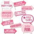 thumbnail image 1 of Big Dot of Happiness Funny It's a Girl - Pink Baby Shower Photo Booth Props Kit - 10 Piece, 1 of 5