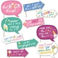 thumbnail image 1 of Big Dot of Happiness Funny Just Engaged - Colorful - Engagement Party Photo Booth Props Kit - 10 Piece, 1 of 5
