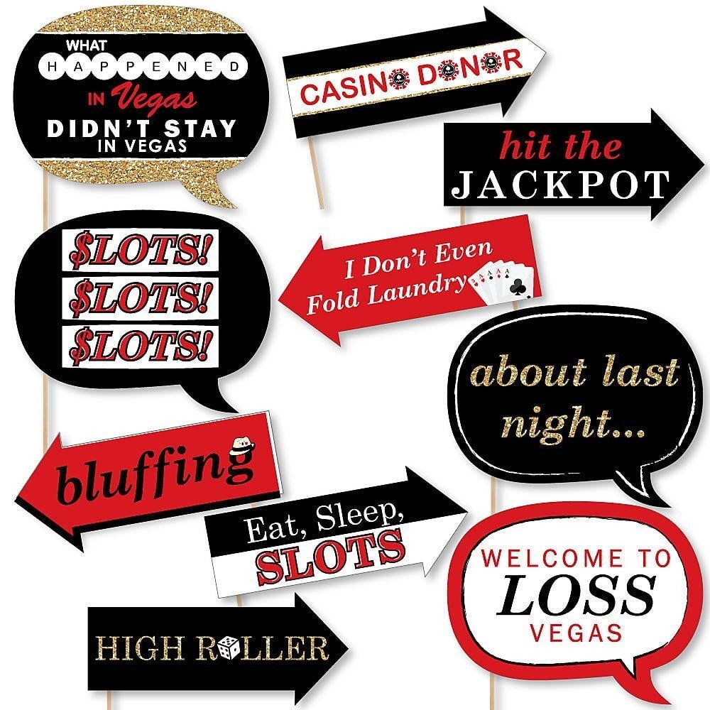 Free Printable Casino Photo Booth Props Free Printable Casino Photo Booth Props