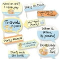 thumbnail image 1 of Big Dot of Happiness Funny Noah's Ark - Baby Shower Photo Booth Props Kit - 10 Piece, 1 of 5