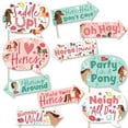 thumbnail image 1 of Big Dot of Happiness Funny Run Wild Horses - Pony Birthday Party Photo Booth Props Kit - 10 Piece, 1 of 5