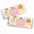 thumbnail image 1 of Big Dot of Happiness Girl Little Pumpkin - Candy Bar Wrapper Fall Birthday Party or Baby Shower Favors - Set of 24, 1 of 4