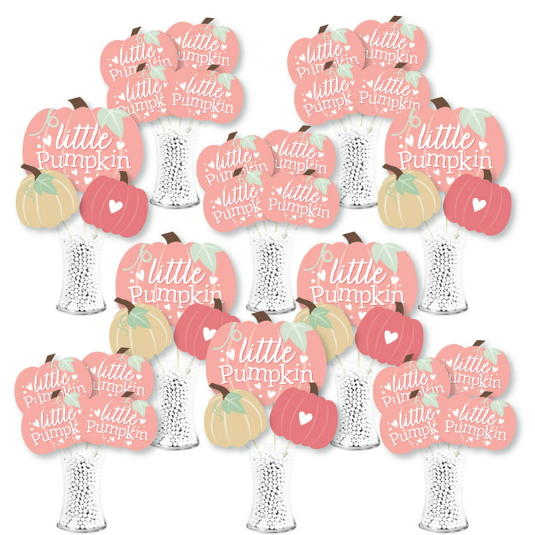 Big Dot Of Happiness Girl Little Pumpkin - Fall Birthday Party Or