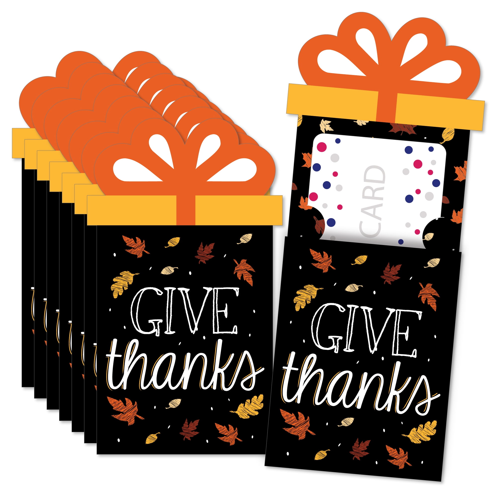 Big Dot of Happiness Give Thanks - Thanksgiving Party Money and Gift ...