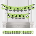 thumbnail image 1 of Big Dot of Happiness Goaaal - Soccer - Baby Shower Bunting Banner - Sports Party Decorations - Welcome Baby, 1 of 5