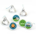 thumbnail image 1 of Big Dot of Happiness Happy Camper - Camping Baby Shower or Birthday Party Round Candy Sticker Favors - Labels Fits Chocolate Candy (1 sheet of 108), 1 of 6