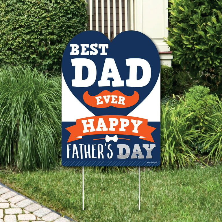 Big Dot Of Happiness Happy Father S Day Party Decorations We Love Dad Welcome Yard Sign Com