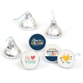 thumbnail image 1 of Big Dot of Happiness Happy Grandparents Day - Grandma & Grandpa Party Round Candy Sticker Favors - Labels Fits Chocolate Candy (1 sheet of 108), 1 of 5