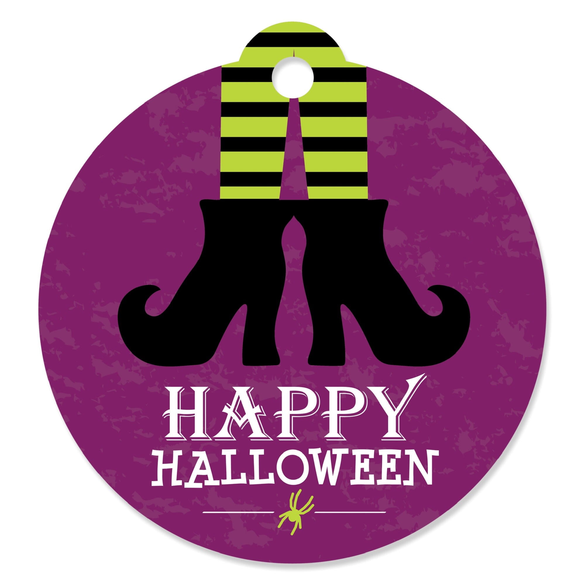 Big Dot of Happiness Happy Halloween - Witch Party Favor Gift Tags (Set ...