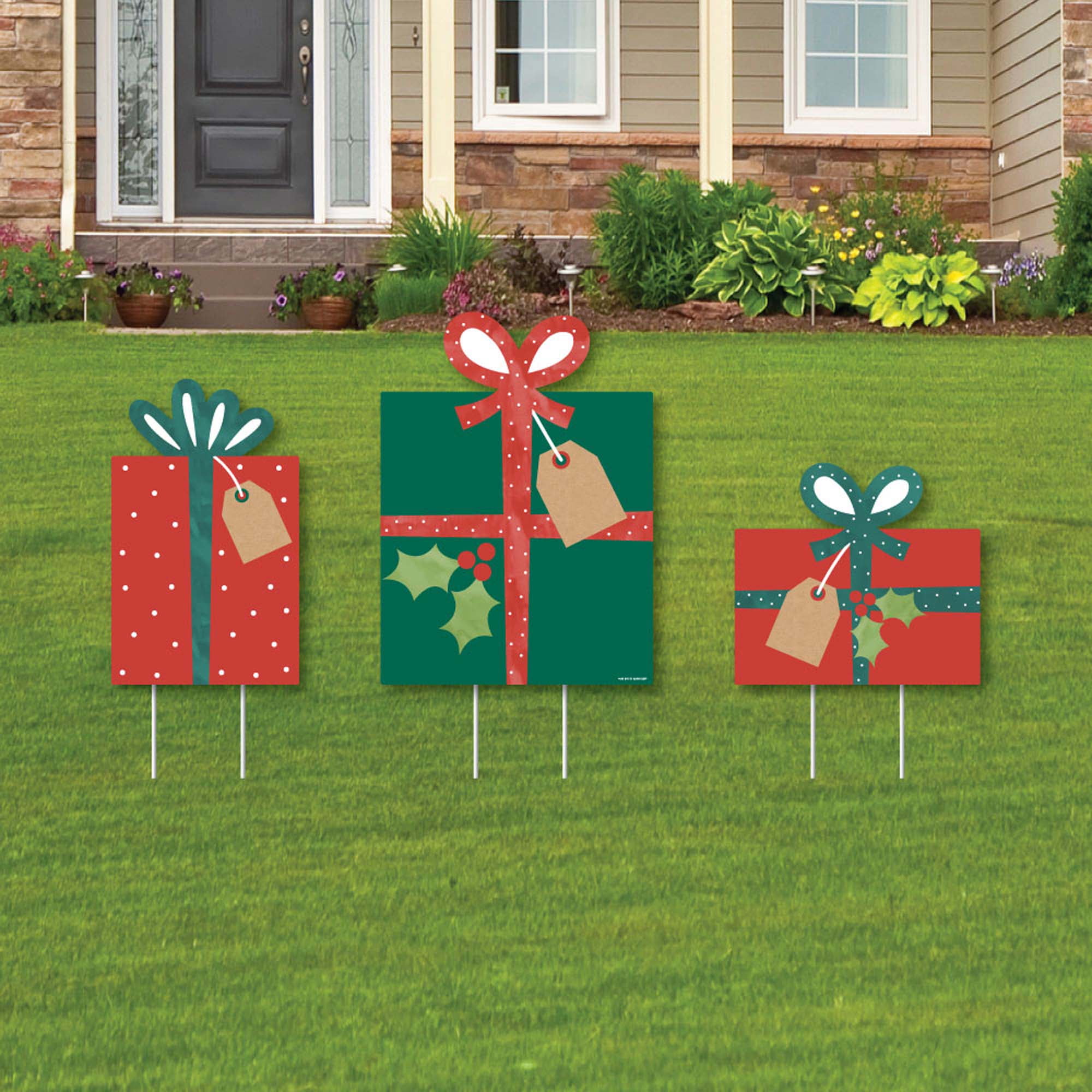 JYS XXL 2024 Christmas Grinch Lawn Decorations, Large Yard Greeting Sign Sets, Big Birthday Signs, Yard Card Business Supplier