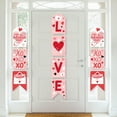 thumbnail image 1 of Big Dot of Happiness Happy Valentine's Day - Hanging Vertical Paper Door Banners - Valentine Hearts Party Wall Decoration Kit - Indoor Door Decor, 1 of 7